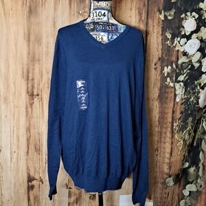 Izod sweater XL Izod V-Neck/Sweaters, Size XL for Men BLUE